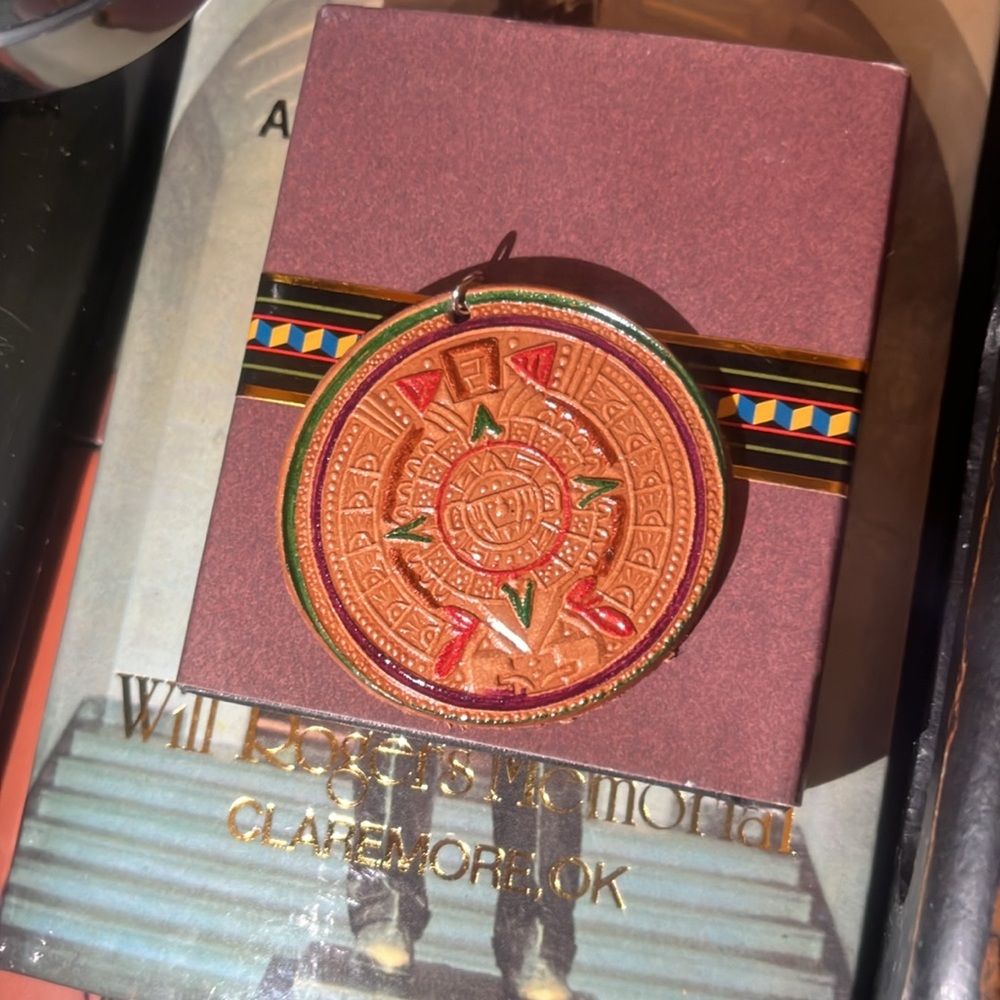 COPY - 3/$10.00 Aztec Calendar Pendant
